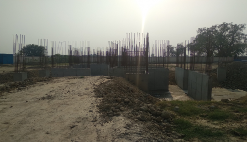 Hostel Block H1 –  Column casting work in completed 11.05.2021