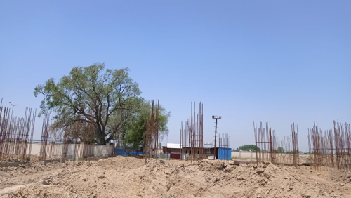 Hostel Block H4 – column casting work in Completed 24.05.2021