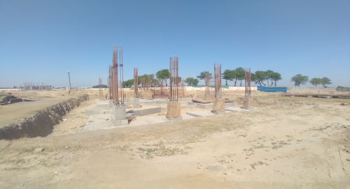 INCUBATION – RCC Footing work in completed column casting work in completed 19.04.2021